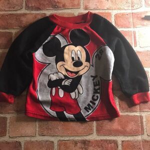Disney 2T Mickey Mouse Long Sleeve Pajama Top
